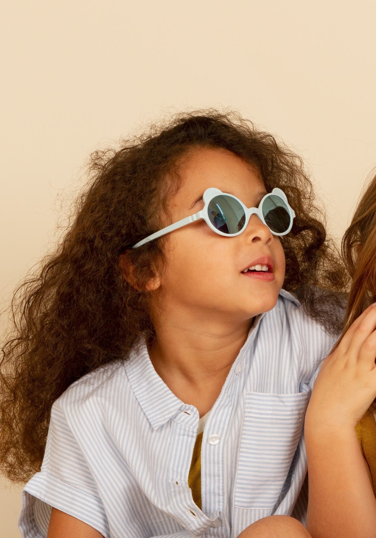 Ochelari de soare Mirror 0-4 ani - Ourson Sky Blue Ki ET LA HipHip.ro