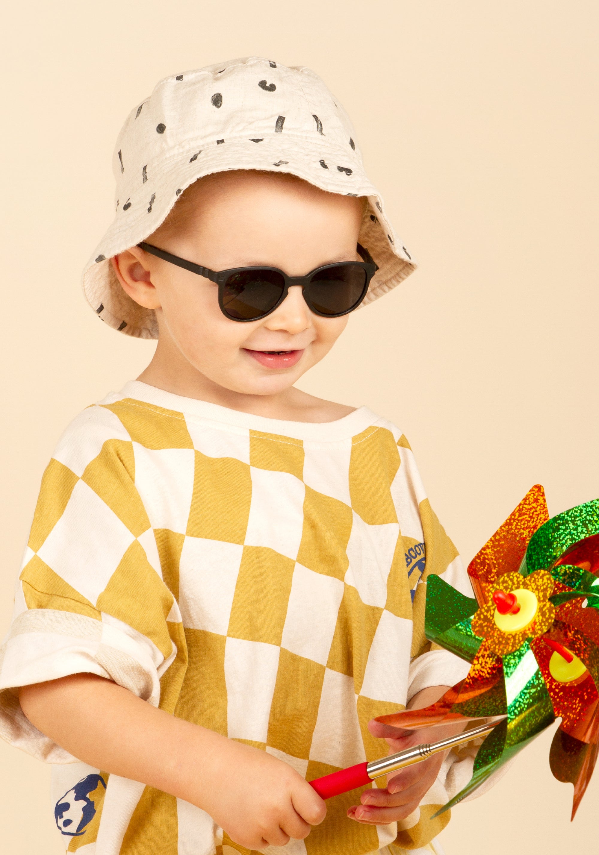 Ochelari de soare polarizați 4-12 ani - Wazz Black