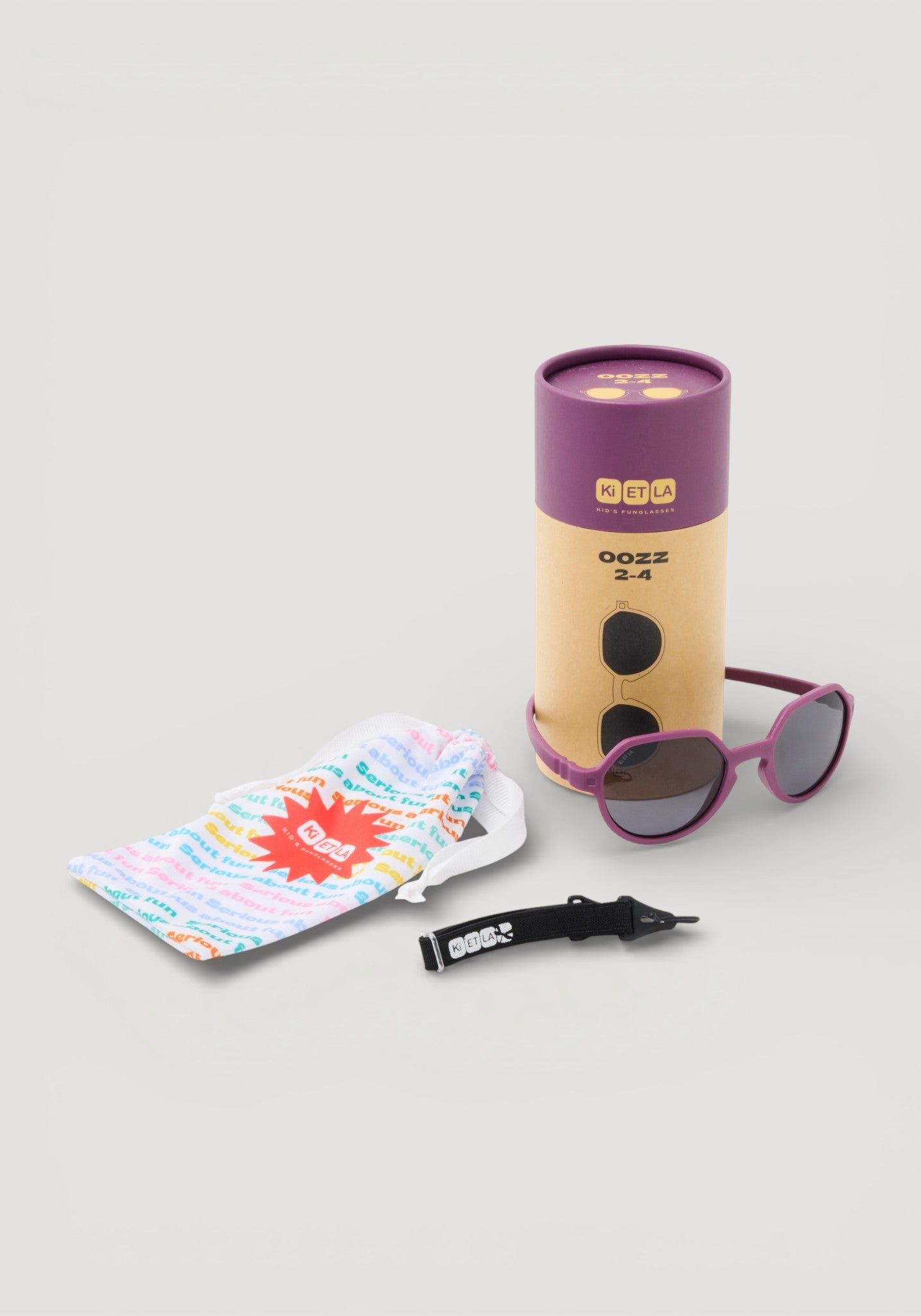 Ochelari de soare 1-4 ani - Oozz Cherry