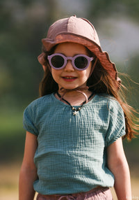 Ochelari de soare 4-8 ani - Round Blackberry Cream HipHip.ro