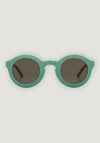 Ochelari de soare 4-8 ani - Round Bright Green Cream HipHip.ro