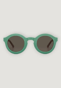 Ochelari de soare 4-8 ani - Round Bright Green Cream HipHip.ro