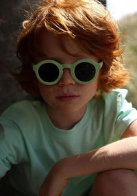 Ochelari de soare 4-8 ani - Round Mint Cream HipHip.ro