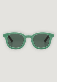 Ochelari de soare 4-8 ani - Square Bright Green Cream HipHip.ro