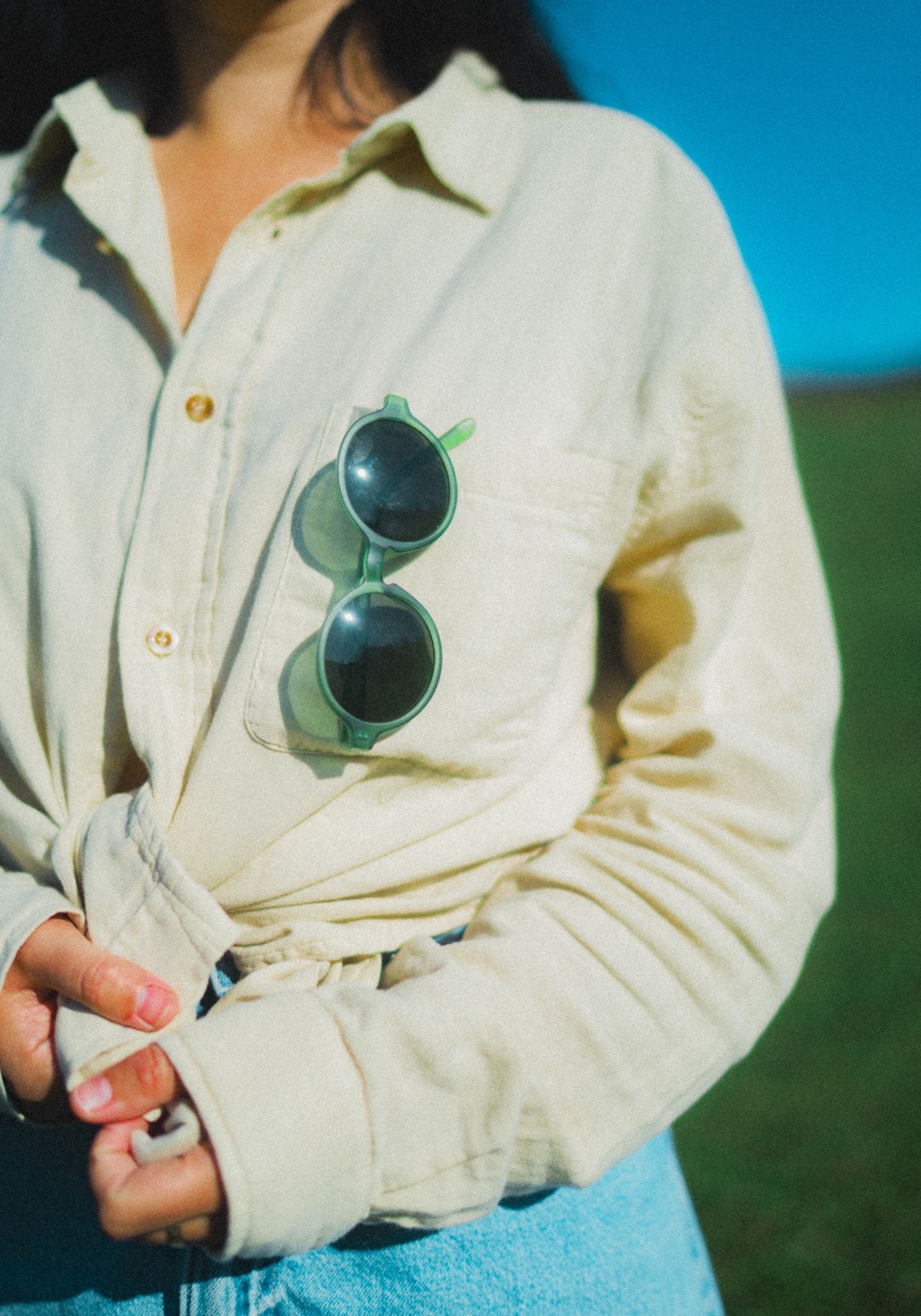 Ochelari de soare adulți - Woam Bottle Green