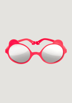 Ochelari de soare Mirror 0-4 ani - Ourson Elysee Red Ki ET LA HipHip.ro