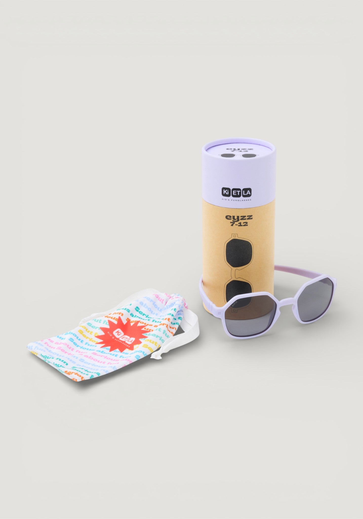 Ochelari de soare polarizați 4-12 ani - Eyzz Lavender
