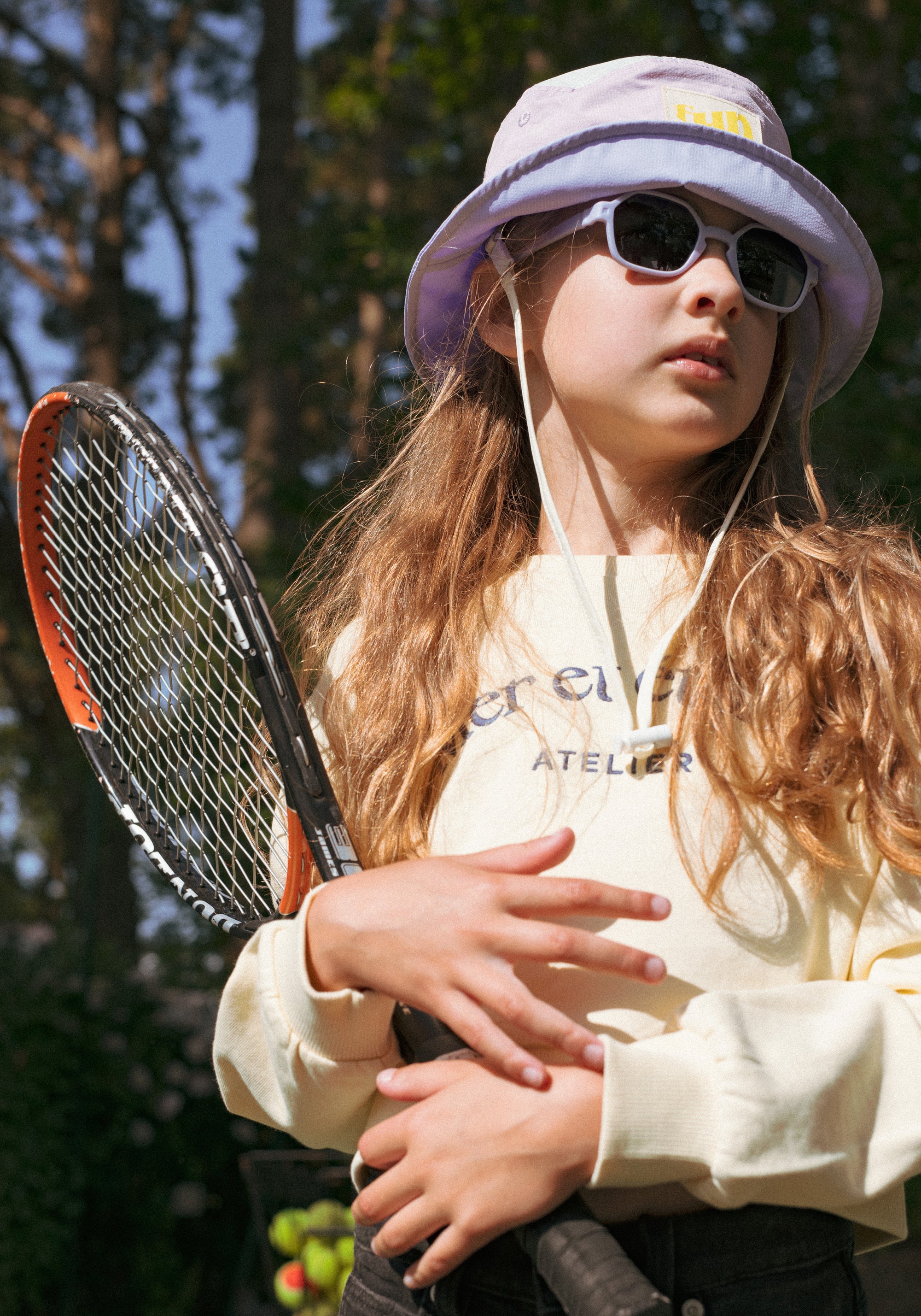 Ochelari de soare polarizați 4-12 ani - Eyzz Lavender