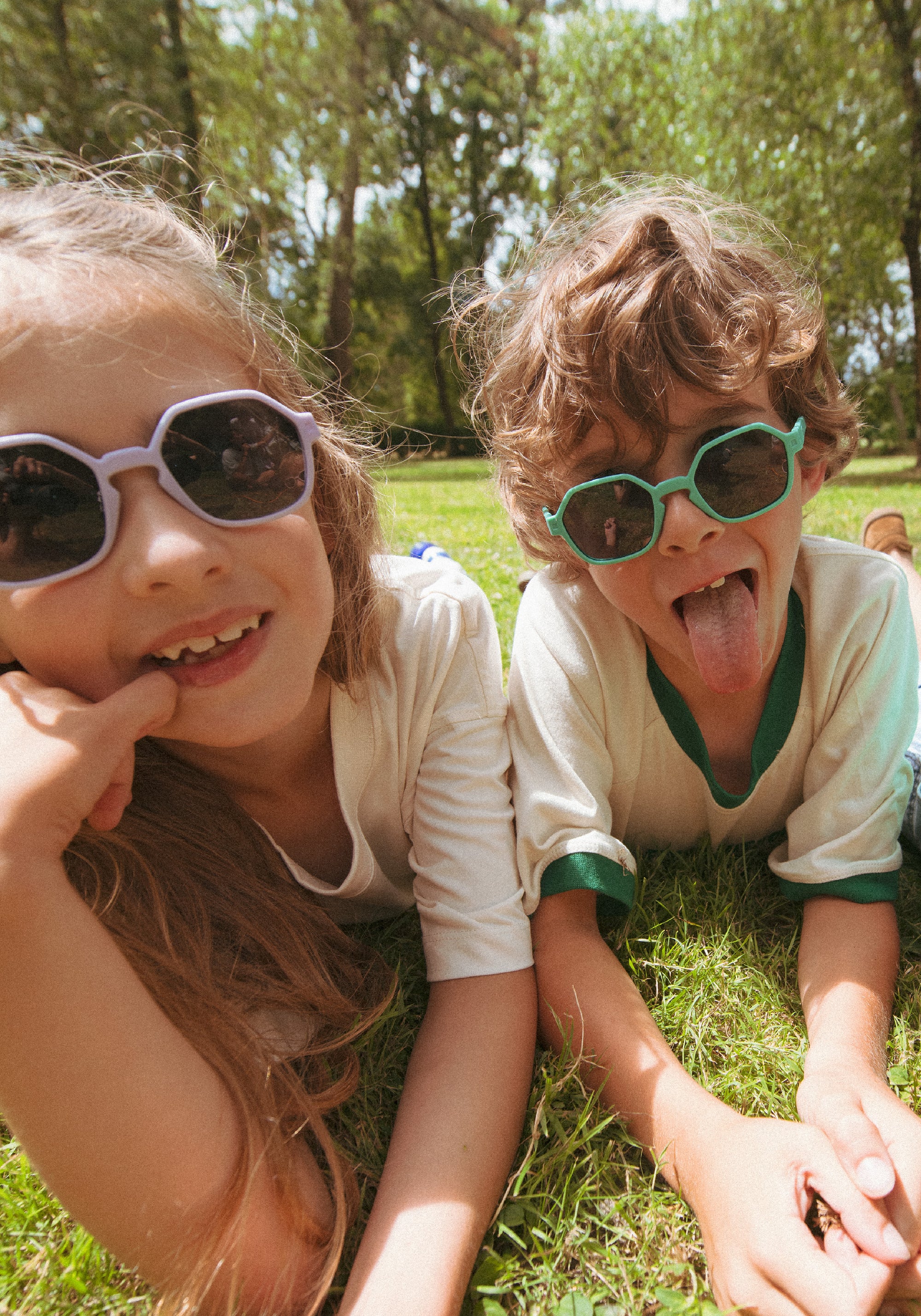 Ochelari de soare polarizați 4-12 ani - Eyzz Lavender