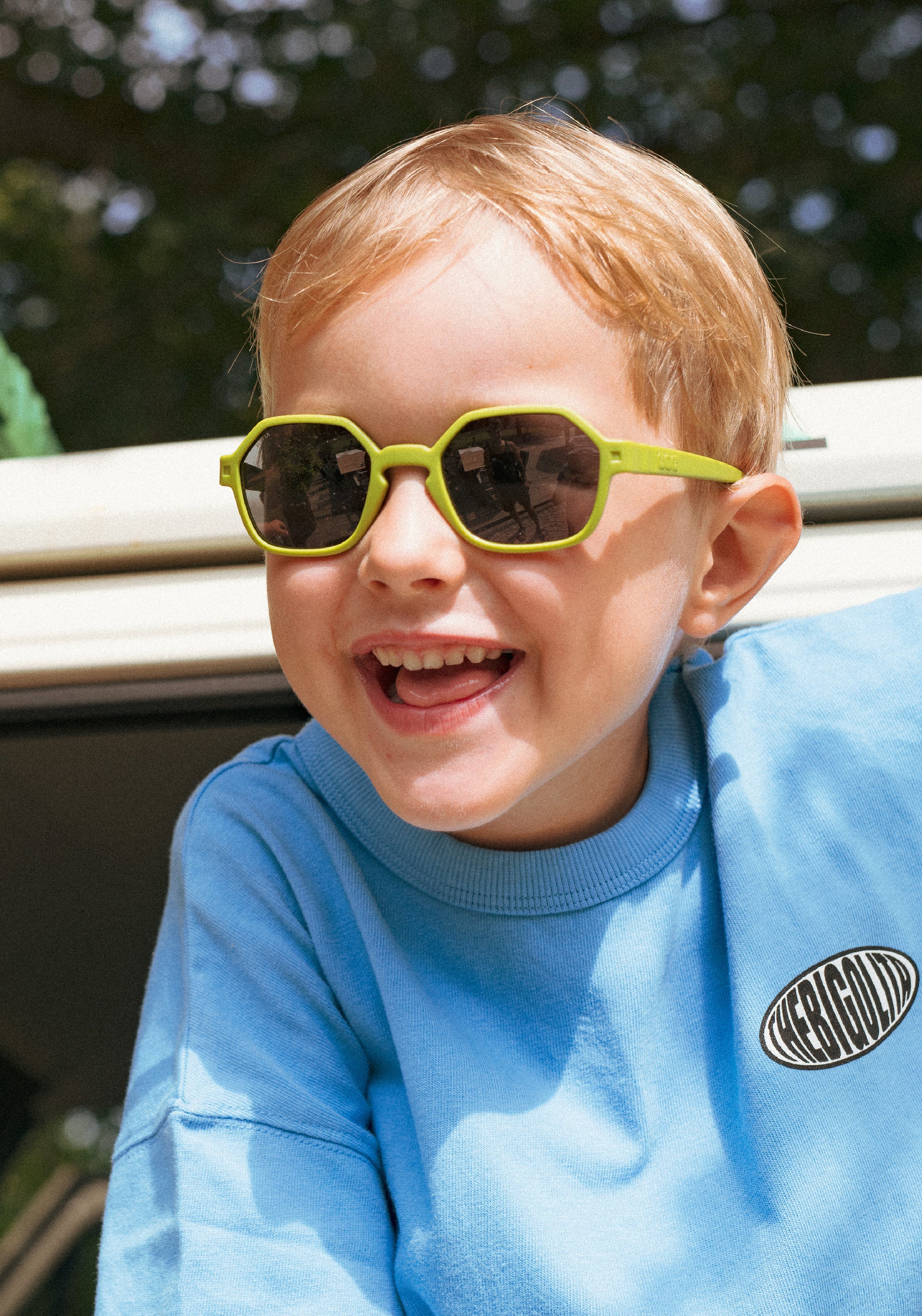 Ochelari de soare polarizați 4-12 ani - Eyzz Olive