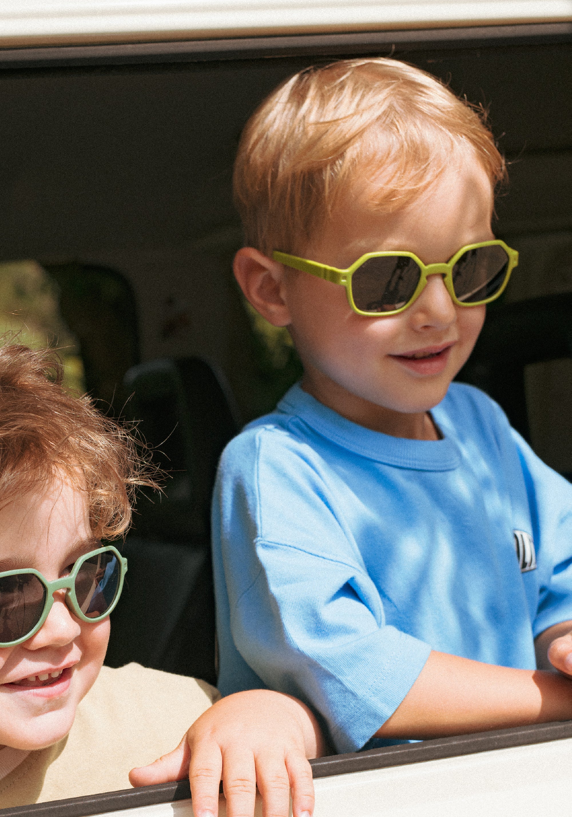 Ochelari de soare polarizați 4-12 ani - Eyzz Olive