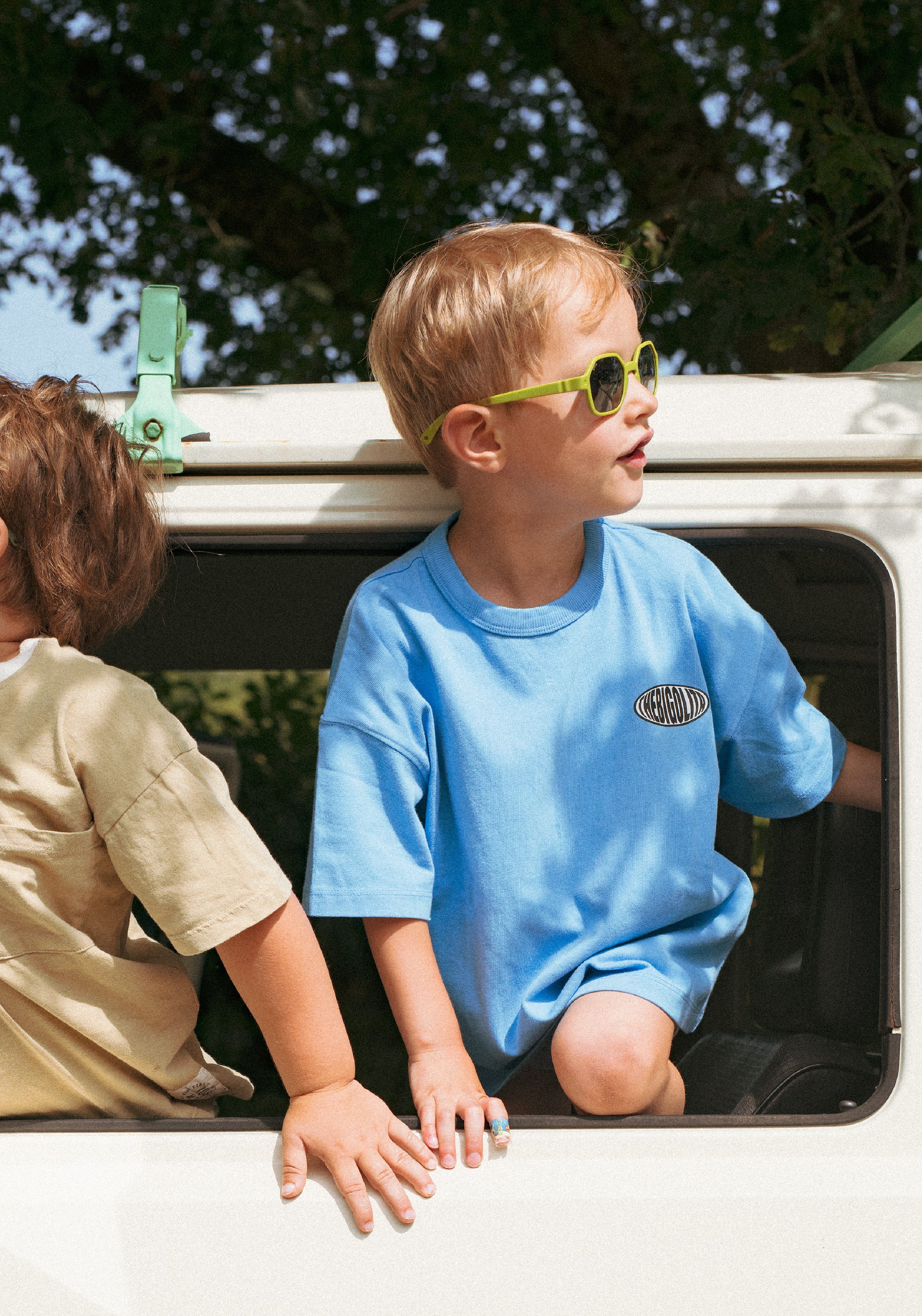 Ochelari de soare polarizați 4-12 ani - Eyzz Olive