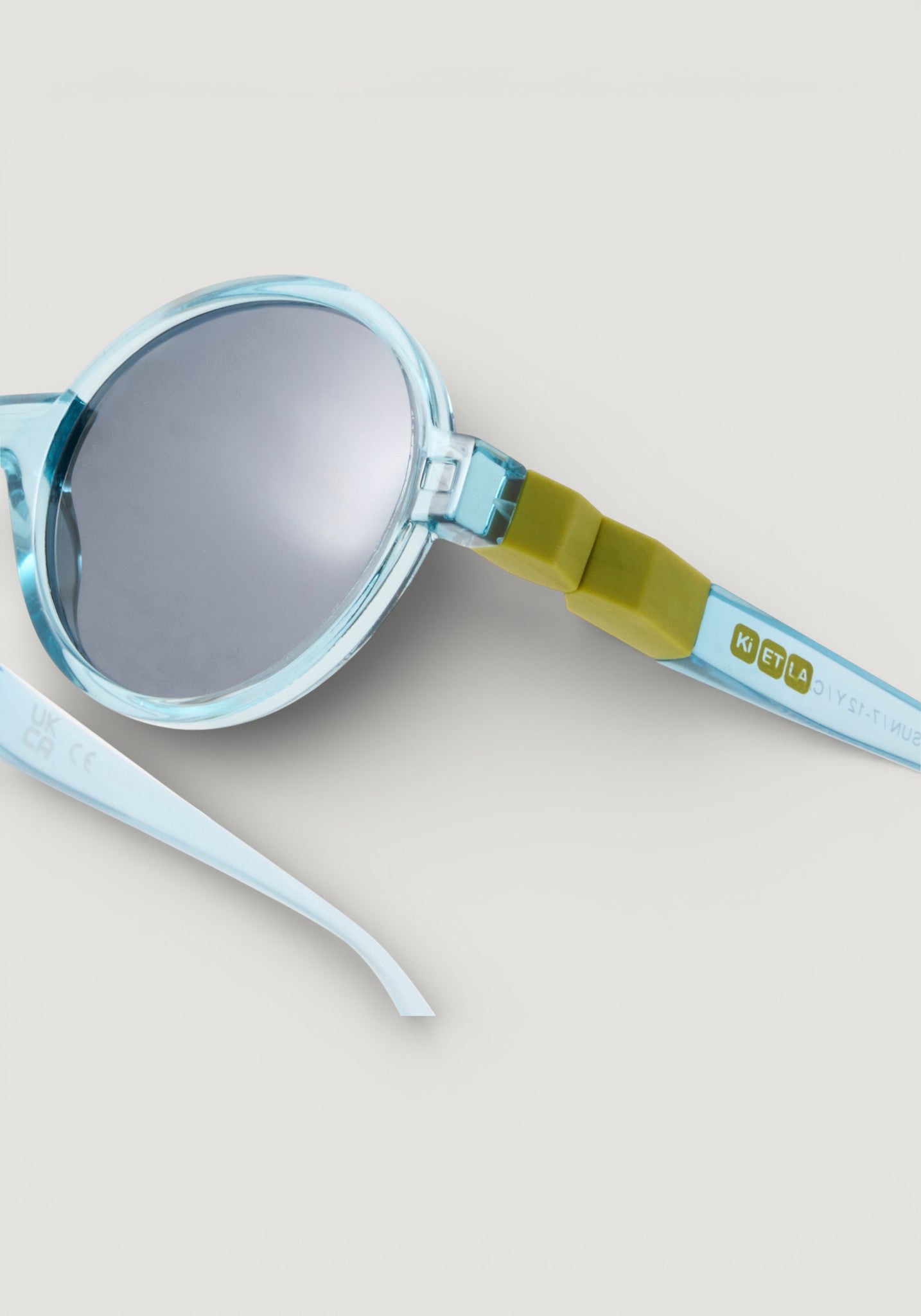 Ochelari de soare polarizați 4-12 ani - Pop Blue Olive