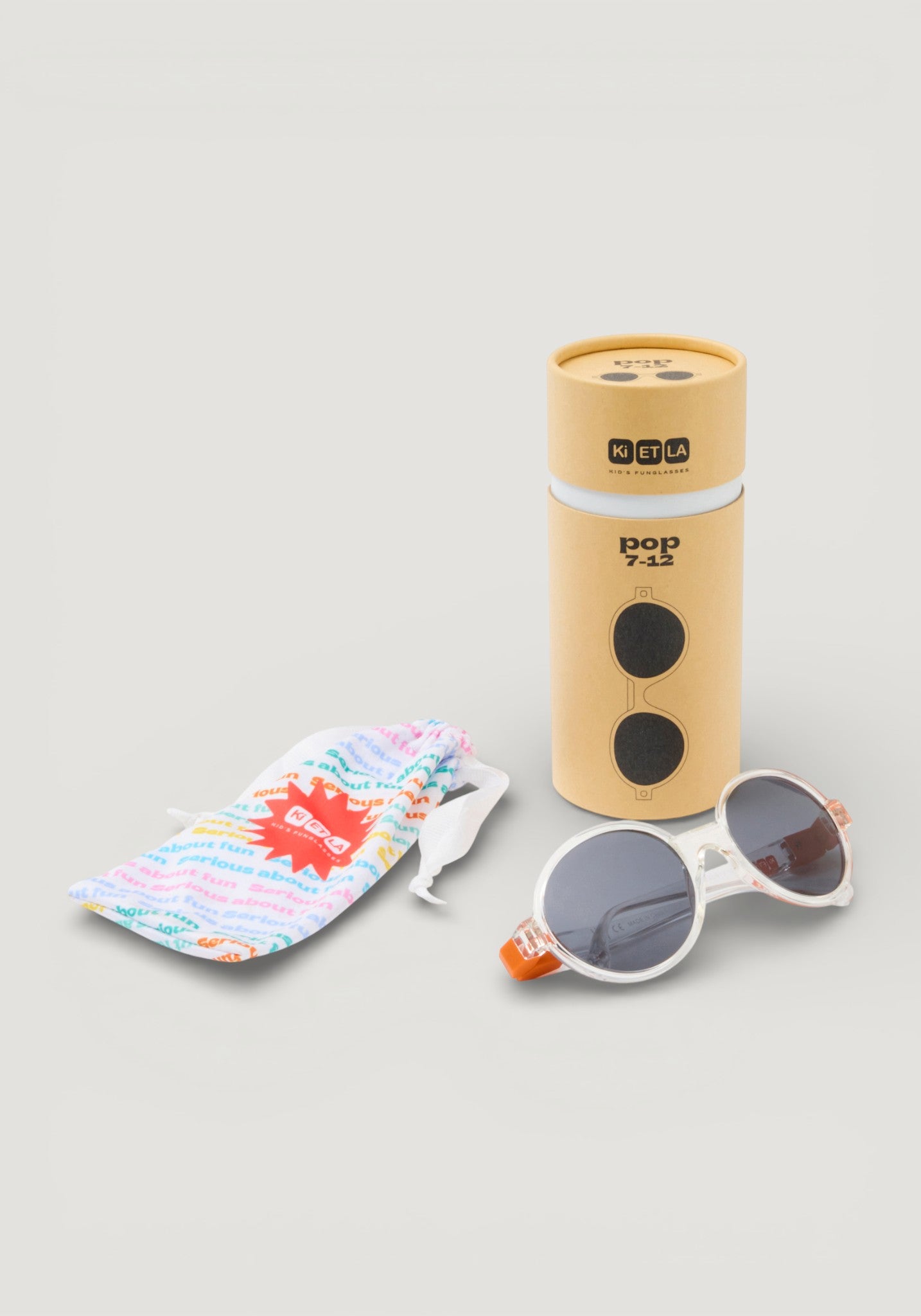 Ochelari de soare polarizați 4-12 ani - Pop Cristal Carrot