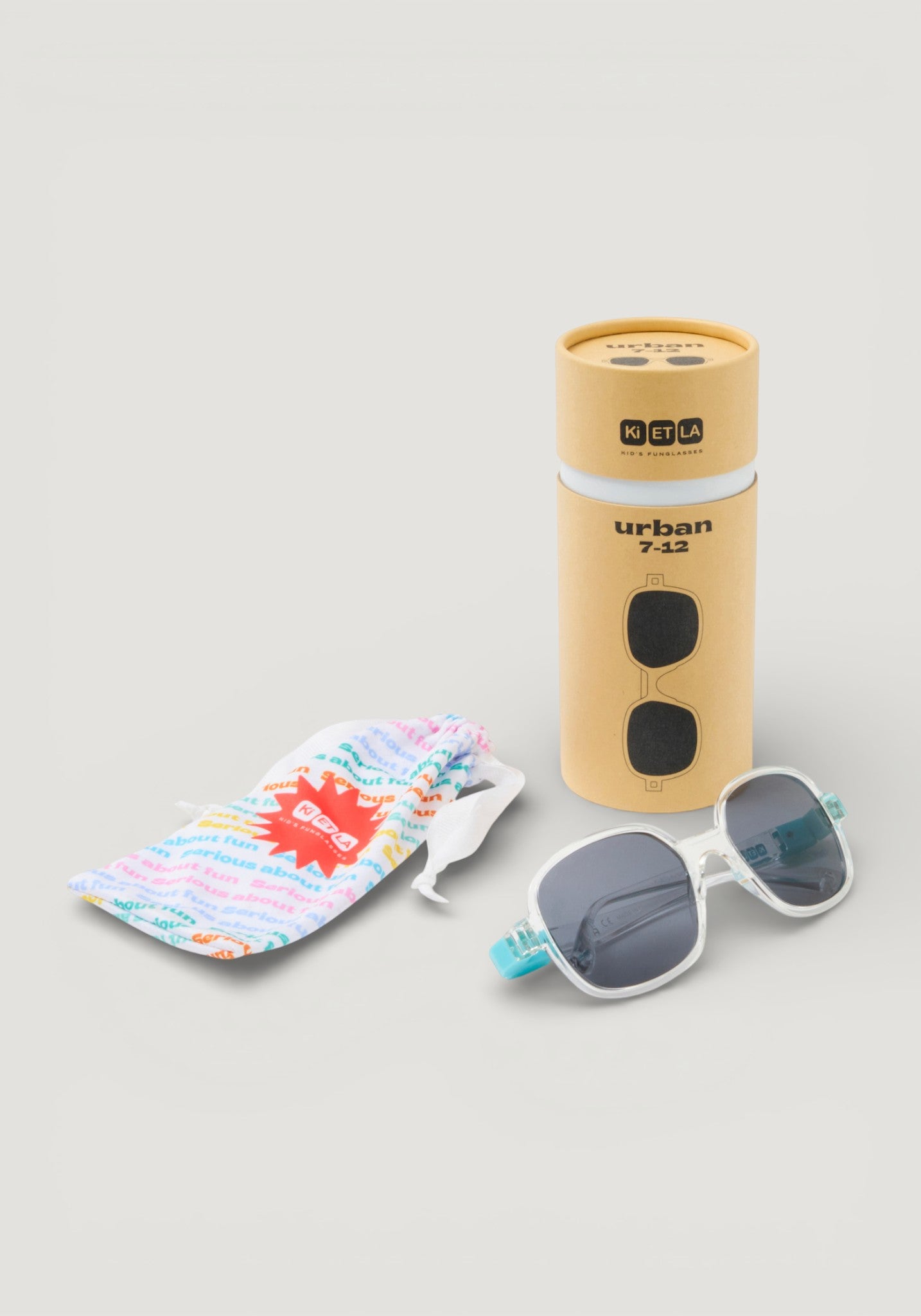 Ochelari de soare polarizați 4-12 ani - Urban Cristal Blue