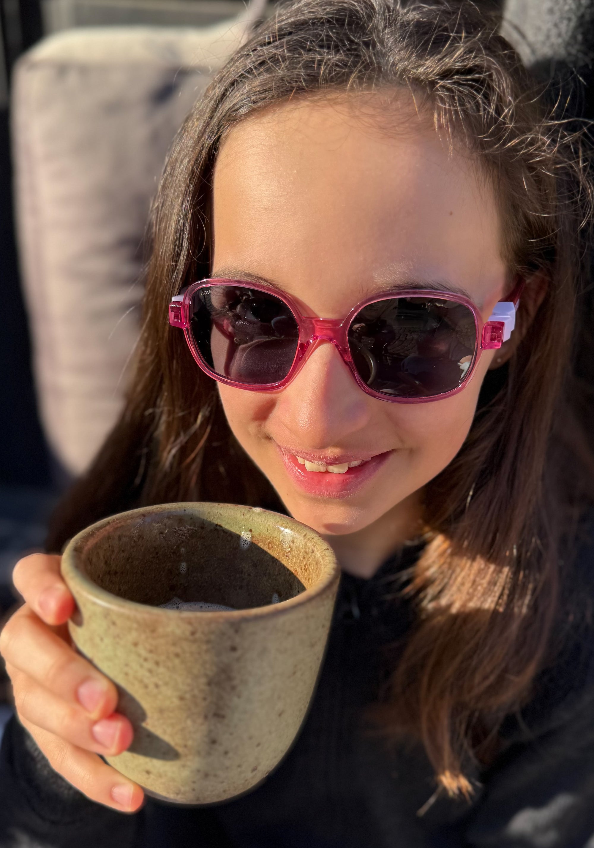 Ochelari de soare polarizați 4-12 ani - Urban Fuschia Lavender