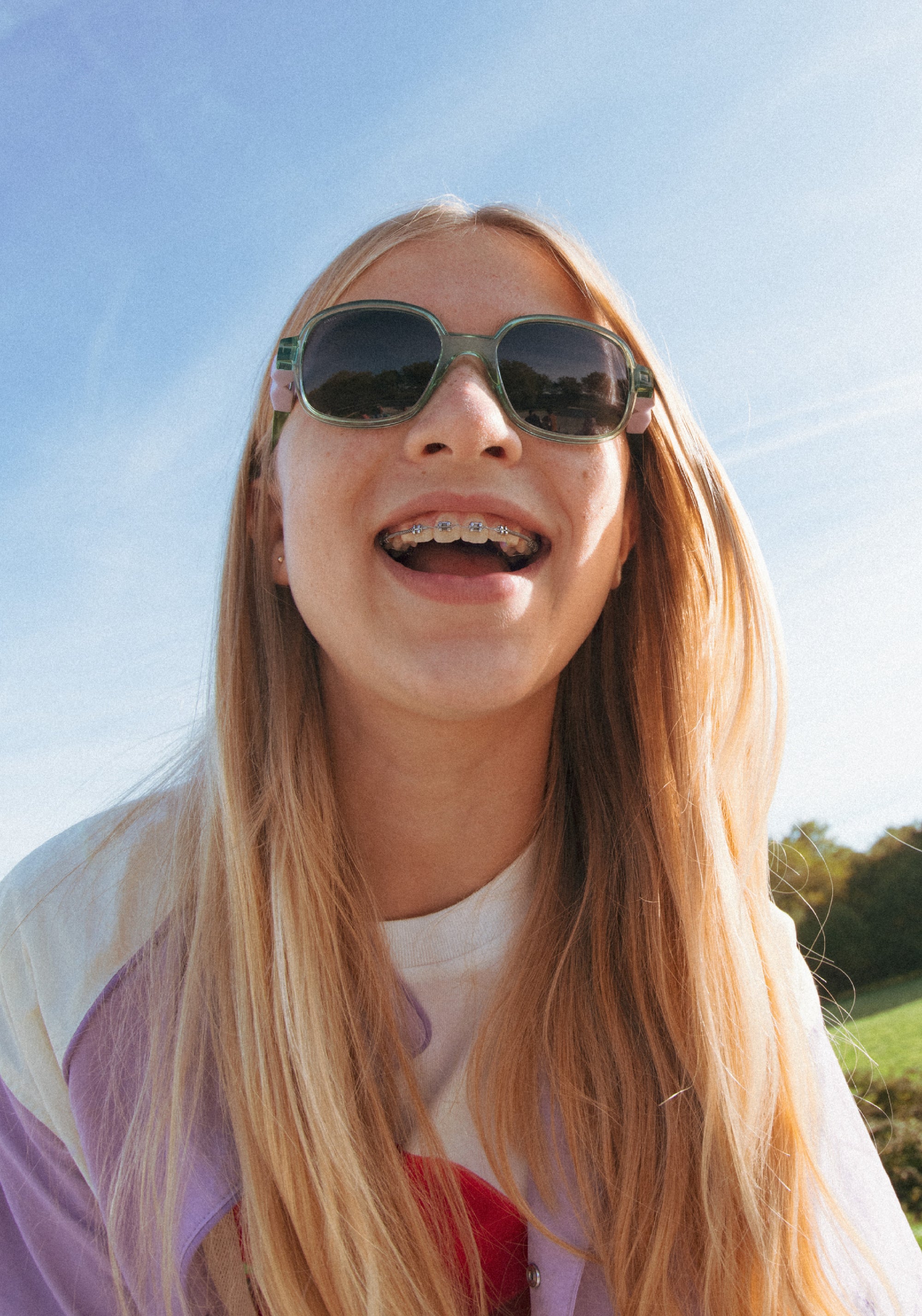 Ochelari de soare polarizați 4-12 ani - Urban Green Lavender