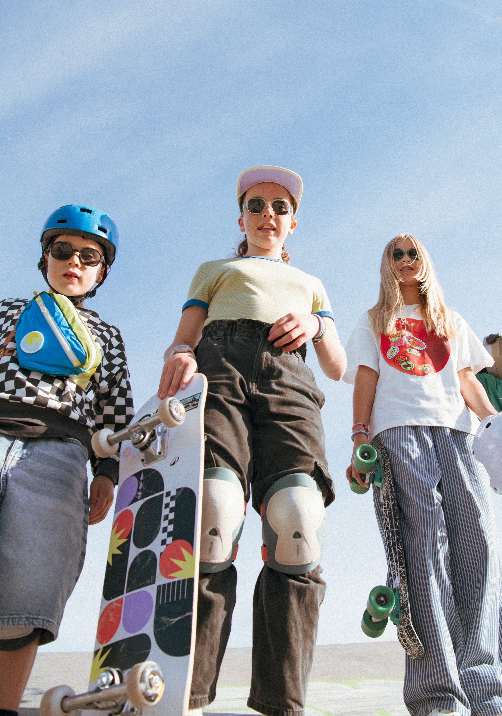 Ochelari de soare polarizați 4-12 ani - Urban Cristal Blue