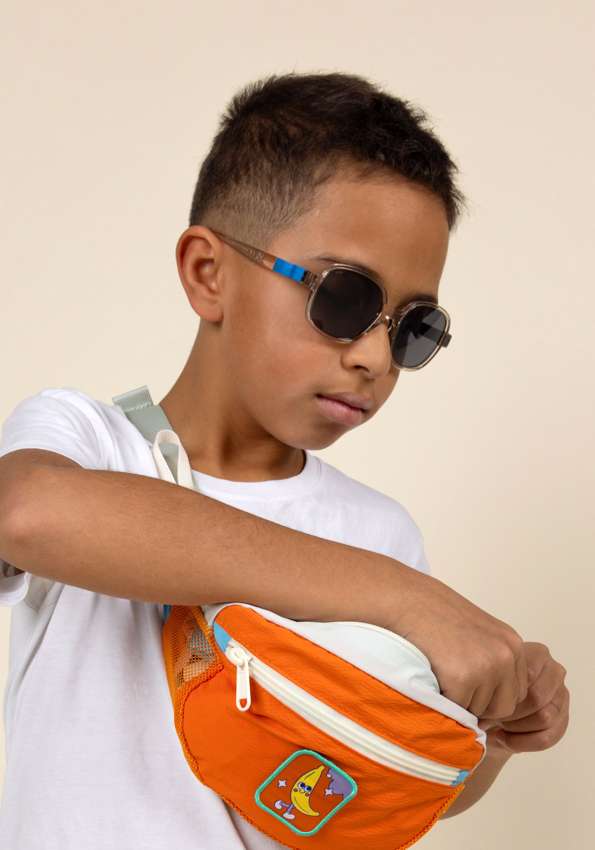 Ochelari de soare polarizați 4-12 ani - Urban Moka Blue