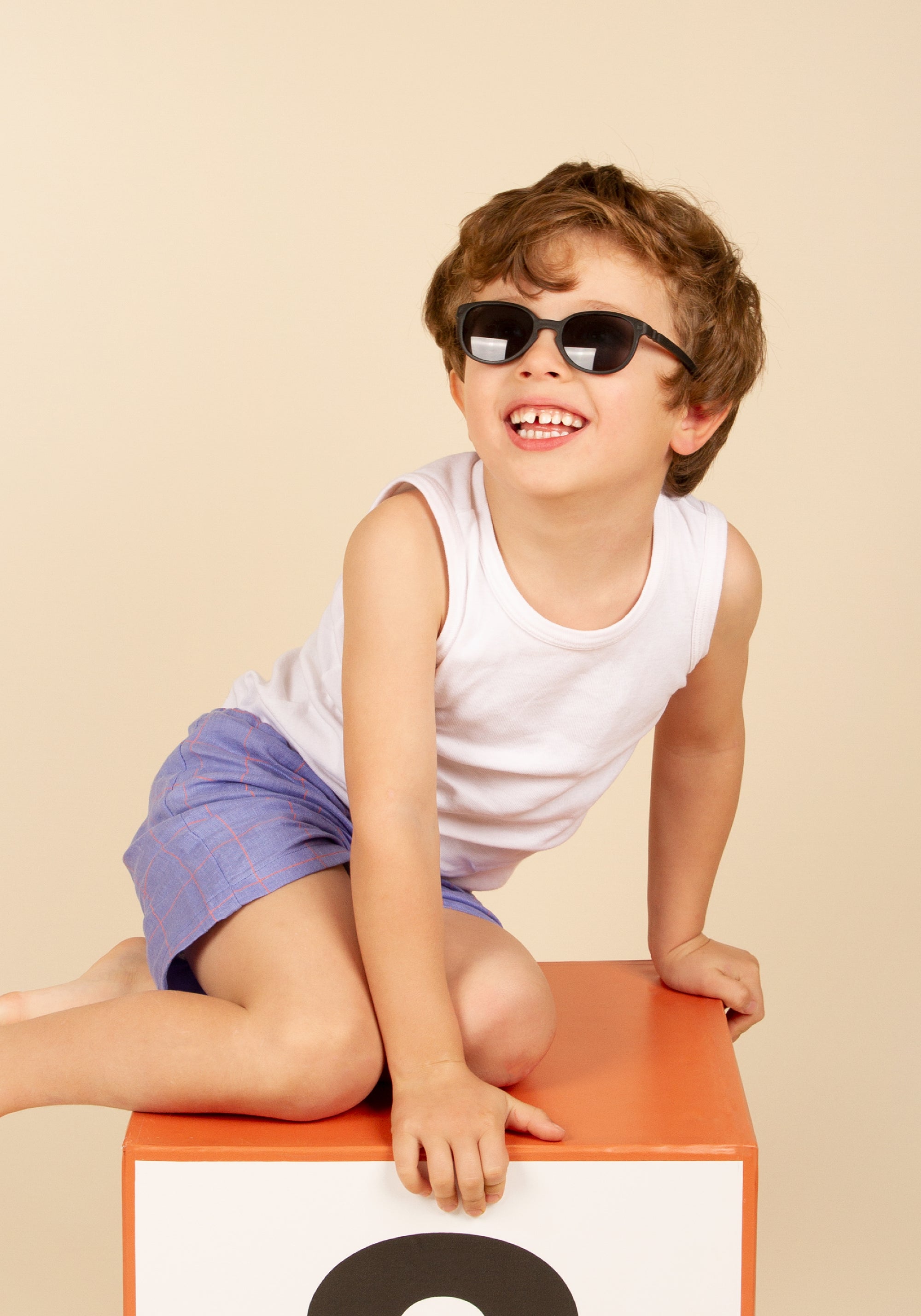 Ochelari de soare 0-4 ani - Wazz Black