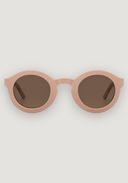 Ochelari de soare 4-8 ani - Round Apricot Cream HipHip.ro