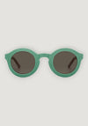 Ochelari de soare 4-8 ani - Round Bright Green Cream HipHip.ro