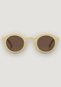 Ochelari de soare 4-8 ani - Round Lemon Cream HipHip.ro