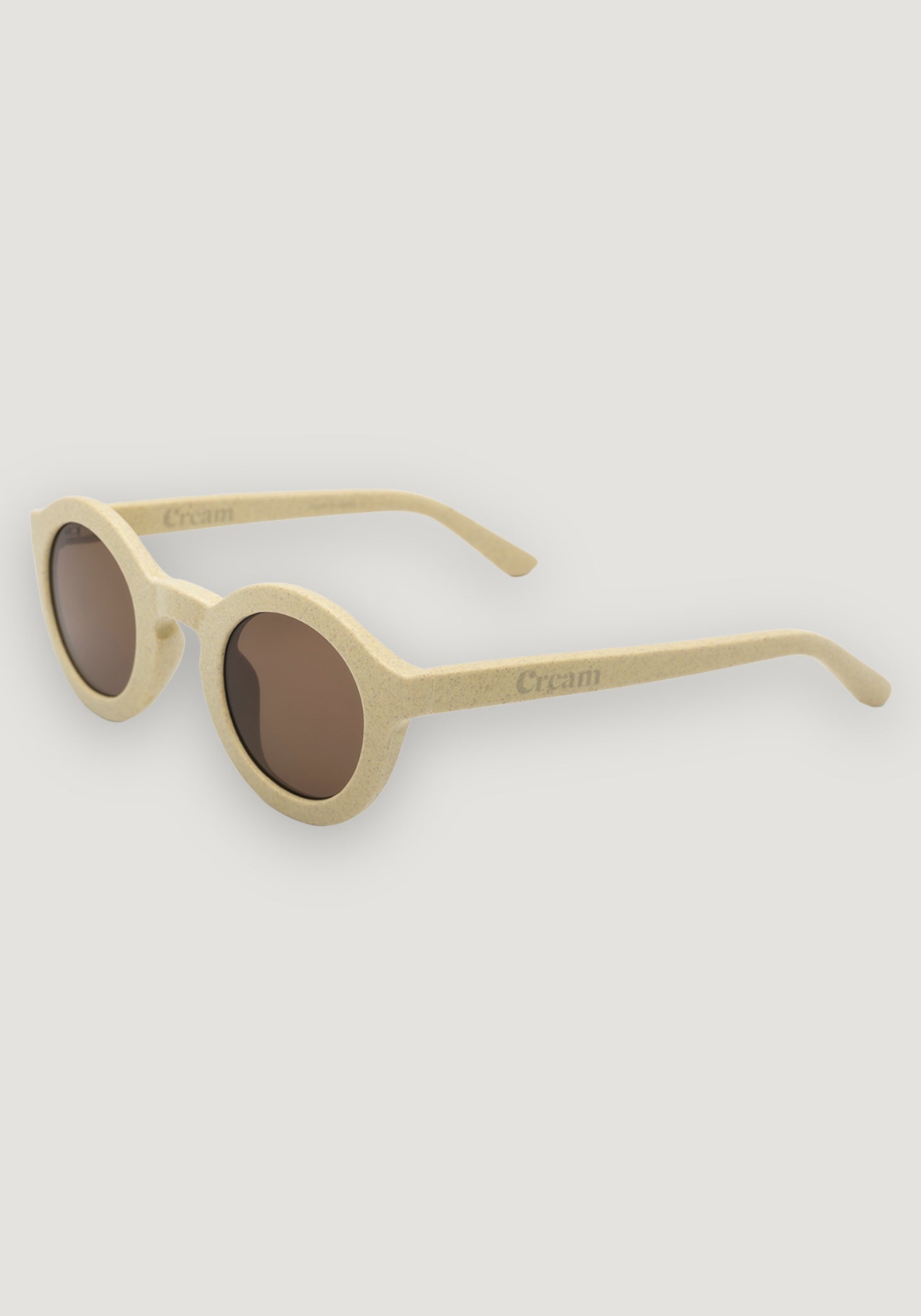 Ochelari de soare 4-8 ani - Round Lemon Cream HipHip.ro