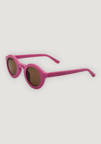 Ochelari de soare 4-8 ani - Round Rasberry Cream HipHip.ro