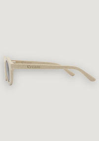 Ochelari de soare 4-8 ani - Round Vanilla Cream HipHip.ro