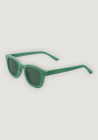 Ochelari de soare 4-8 ani - Square Bright Green Cream HipHip.ro