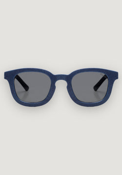 Ochelari de soare 4-8 ani - Square Navy Cream HipHip.ro