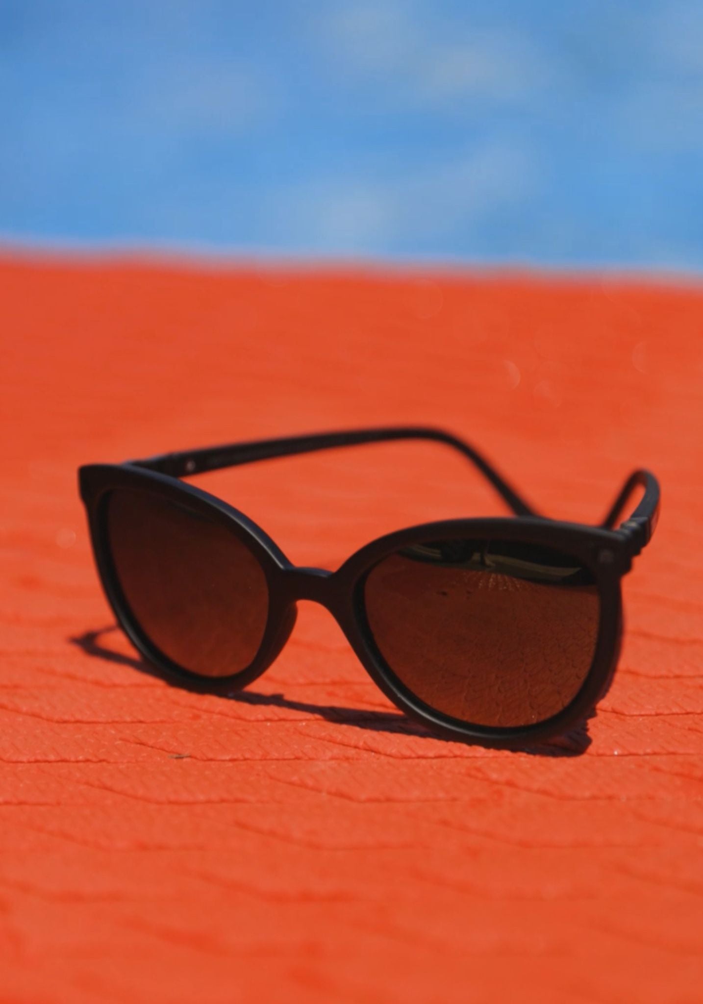 Ochelari de soare polarizați 4-9 ani - Butterfly Black