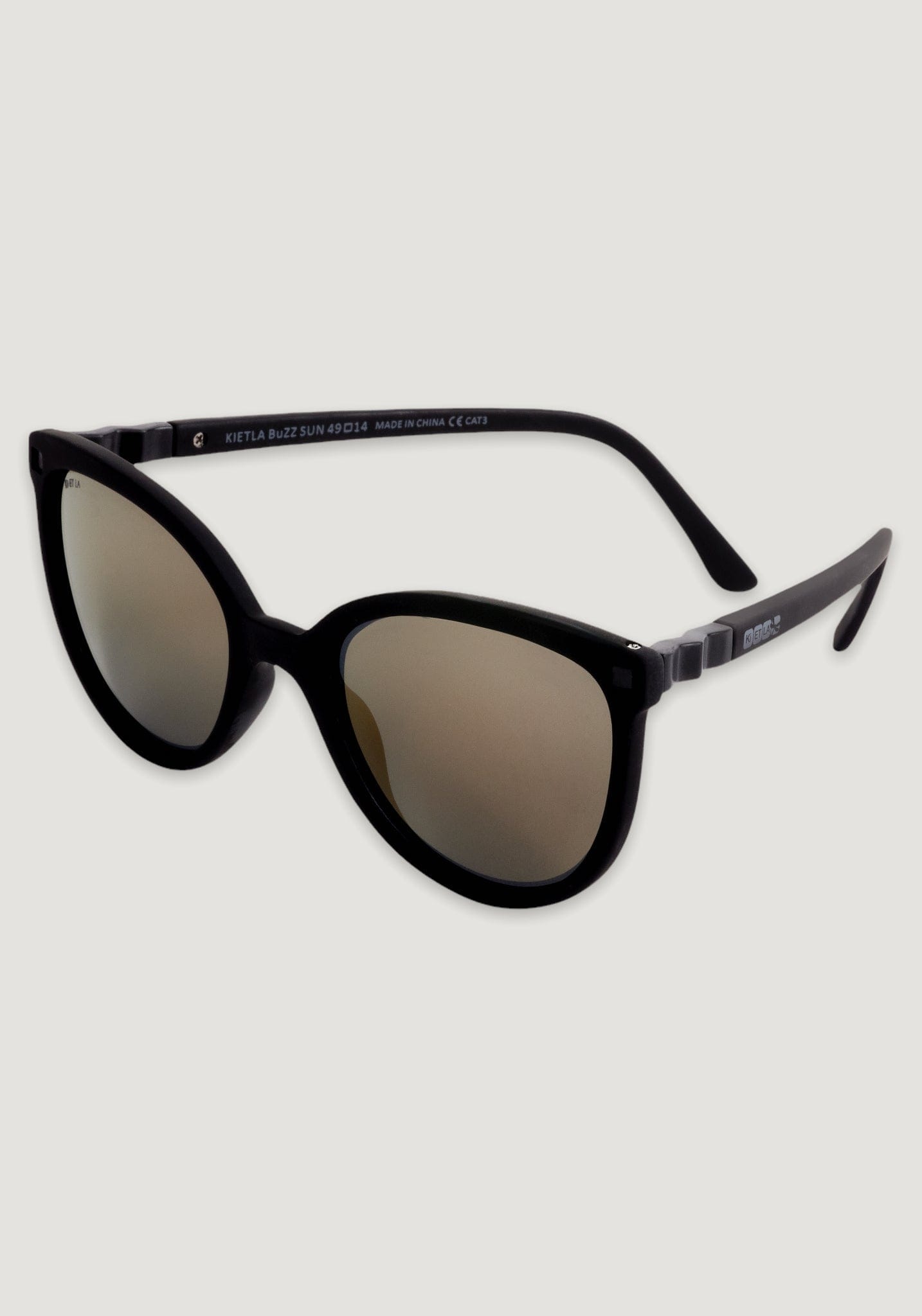 Ochelari de soare Mirror 4-9 ani - Butterfly Black Ki ET LA HipHip.ro