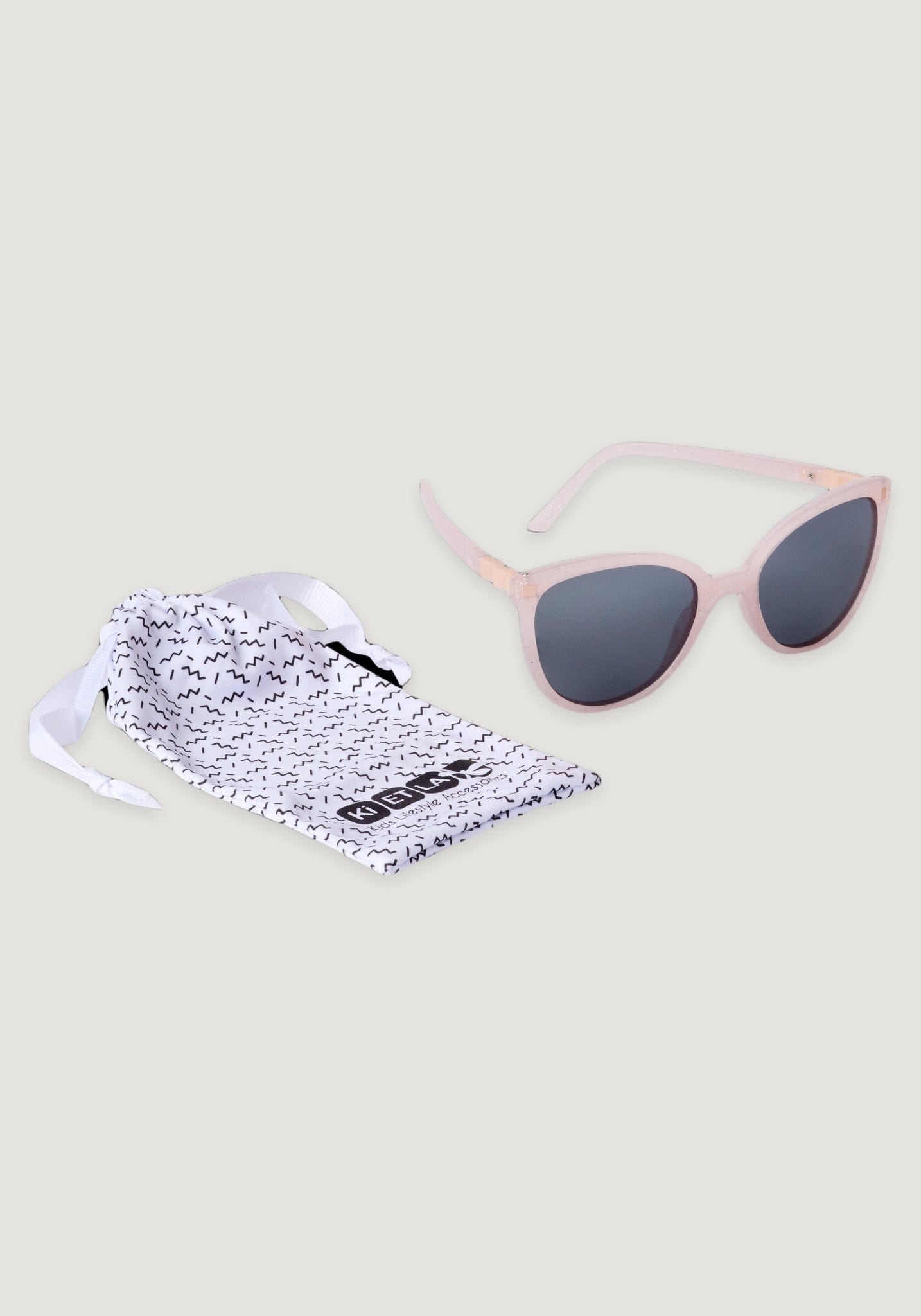 Ochelari de soare 4-9 ani - Butterfly Pink Glitter Ki ET LA HipHip.ro