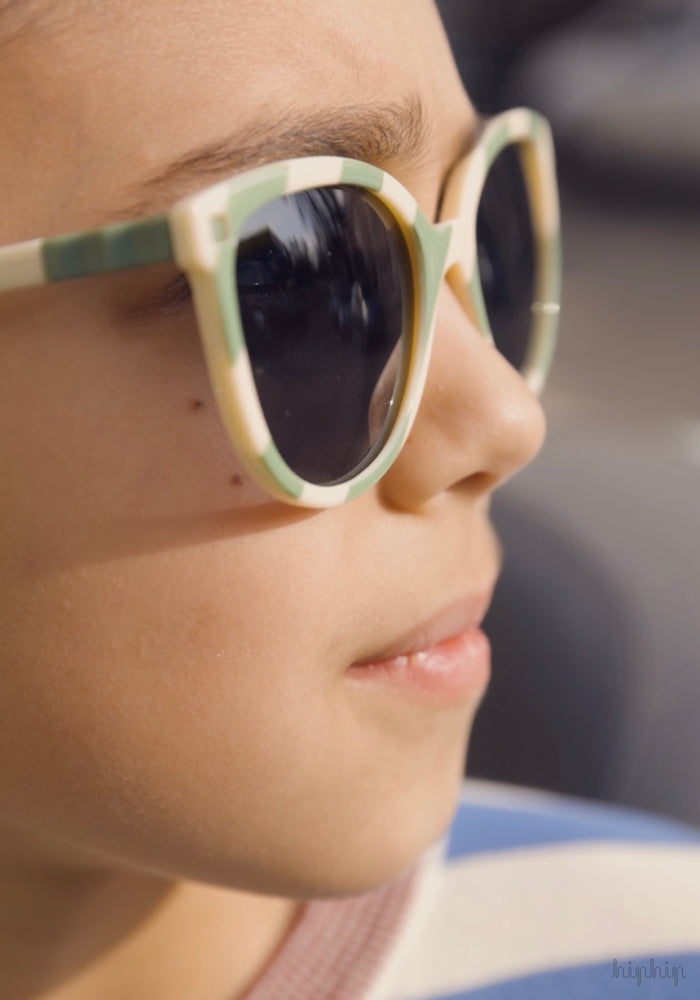 Ochelari de soare polarizați 4-9 ani - Butterfly Salvia Stripe