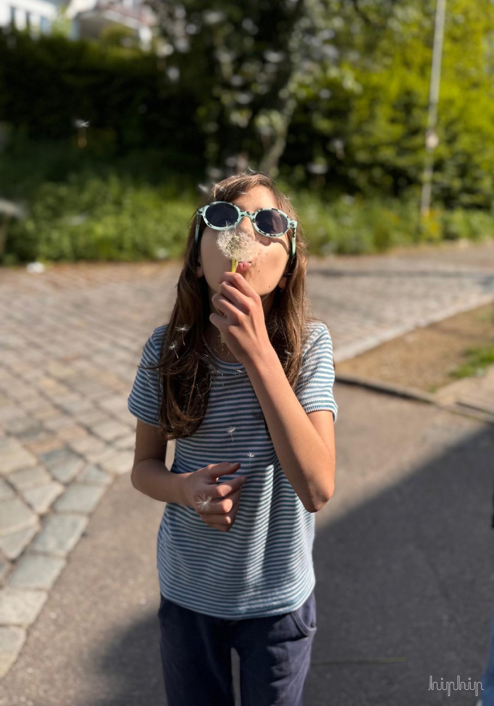 Ochelari de soare polarizați 4-9 ani - Round Green Leo