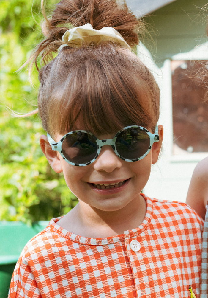 Ochelari de soare polarizați 4-9 ani - Round Green Leo