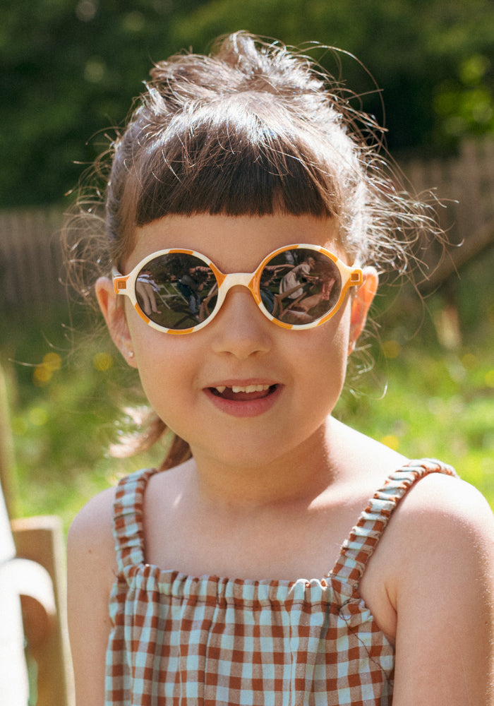 Ochelari de soare polarizați 4-9 ani - Round Sand Stripe