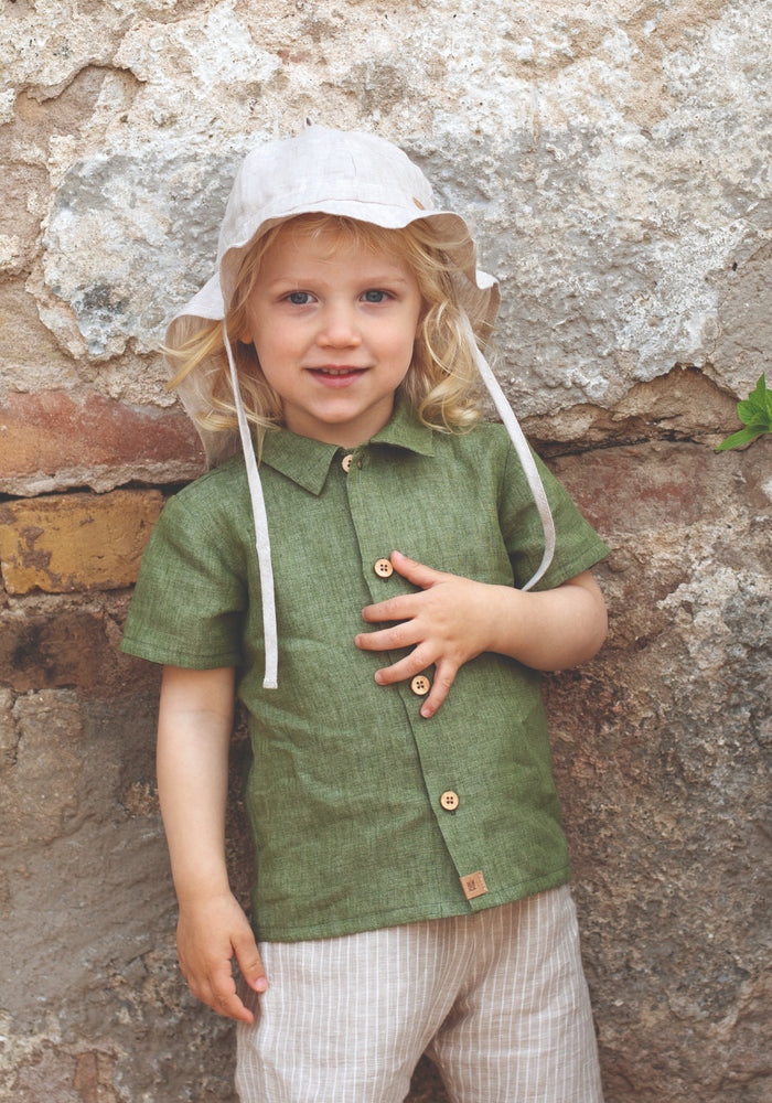 Cămașă din in - Forest