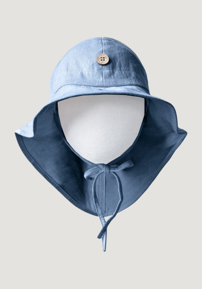 Pălărie ajustabilă Original din cânepă și bumbac - Parisian Blue