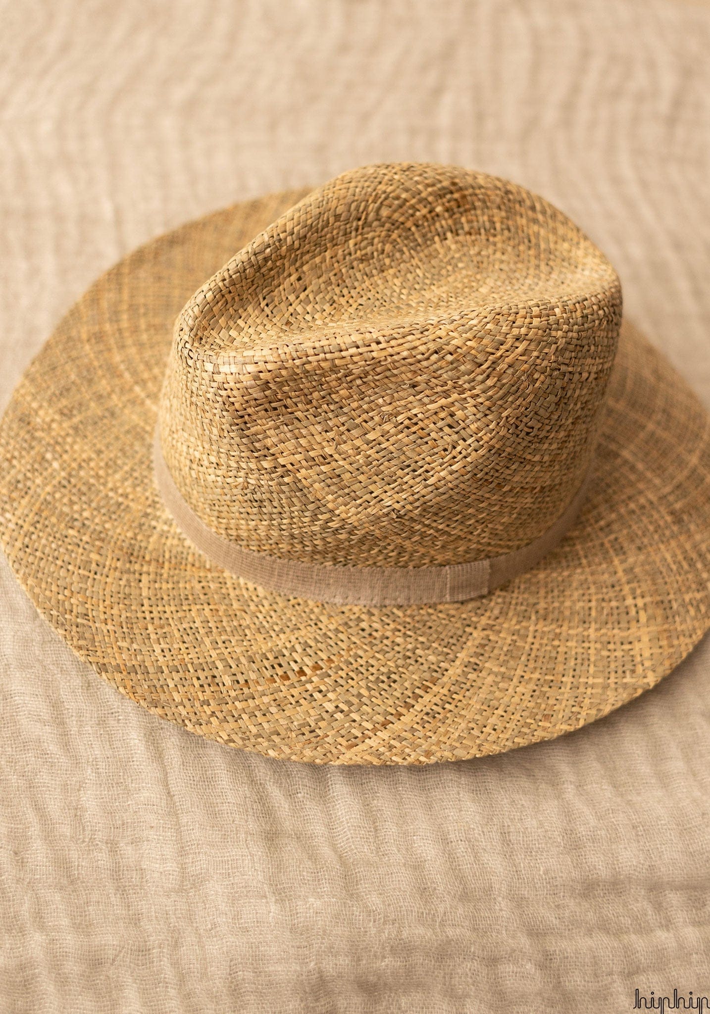 Pălărie adulți din paie - Beige Pure Pure HipHip.ro