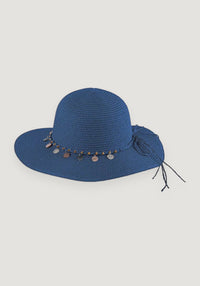 Pălărie femei din paie - Navy Blue Pure Pure HipHip.ro