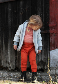 Pantaloni comozi seamless din lână merinos și mătase - Orange Cosilana HipHip.ro