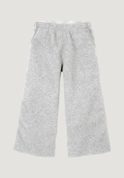 Pantaloni culotte femei din lână merinos fiartă - Jana Light Grey