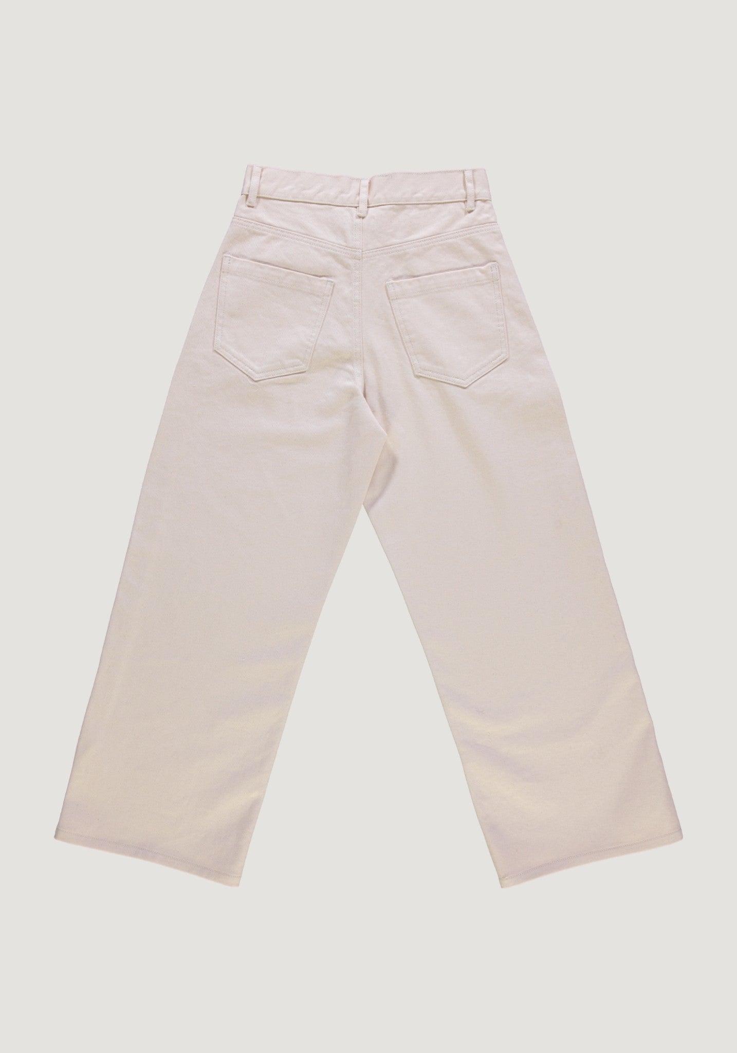 Blugi femei din bumbac - Bergenie Ankle Ecru