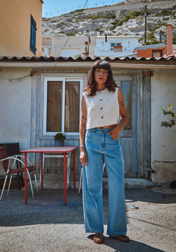 Pantaloni din denim - Bergenie Ankle Light Blue