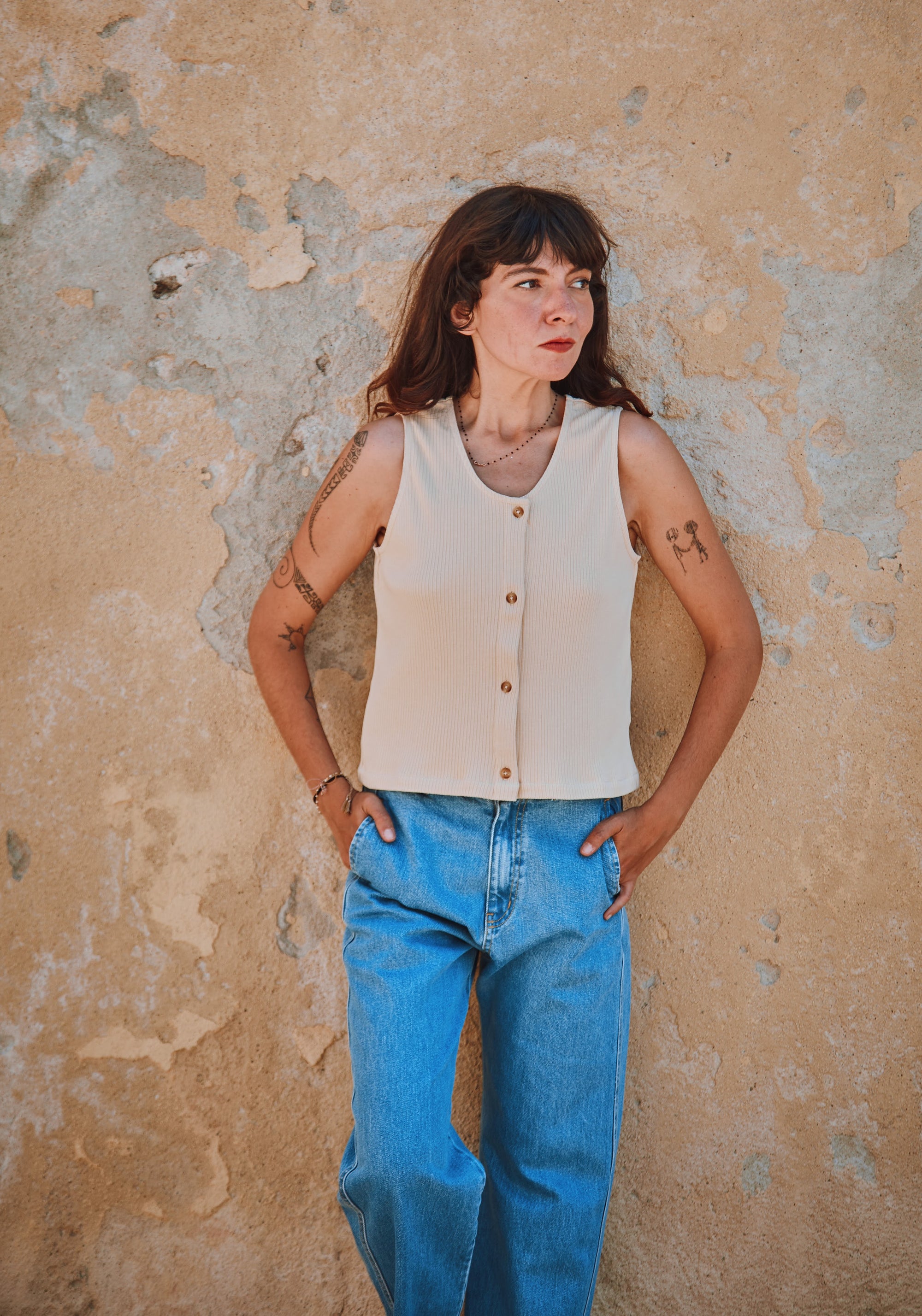 Pantaloni din denim - Bergenie Ankle Light Blue