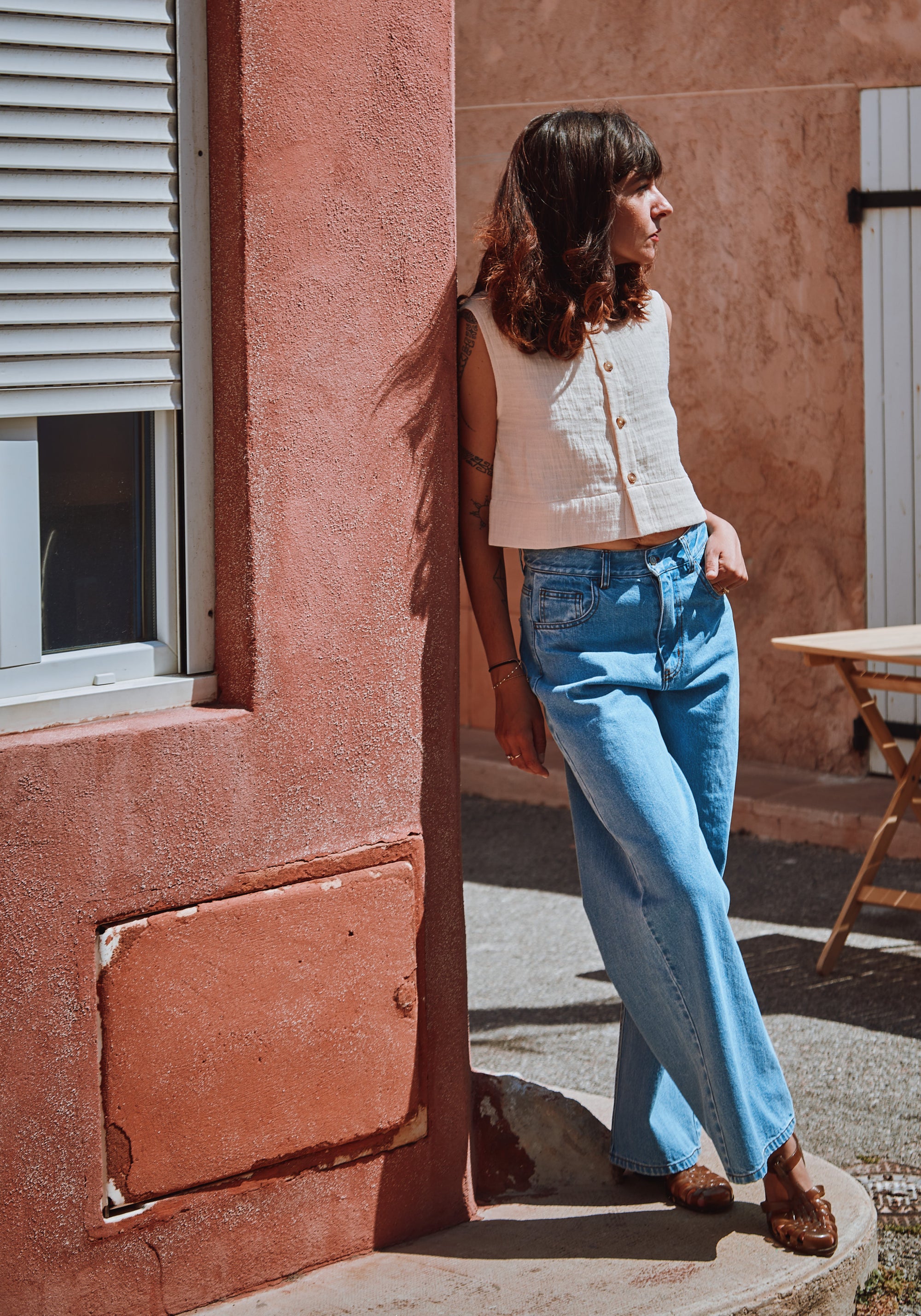 Pantaloni din denim - Bergenie Ankle Light Blue