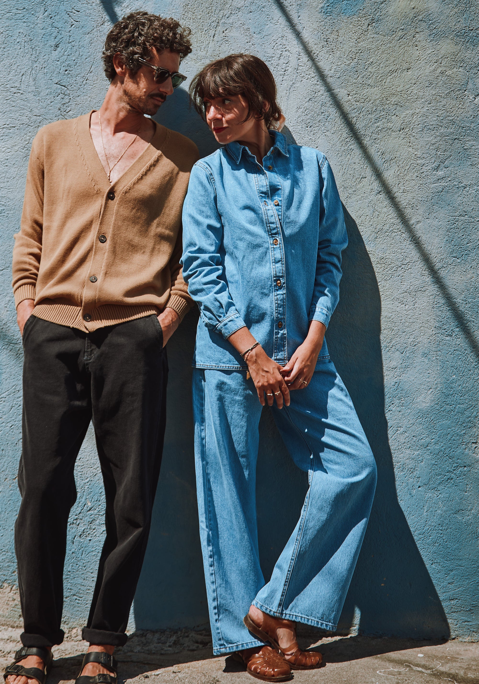 Pantaloni din denim - Bergenie Ankle Light Blue